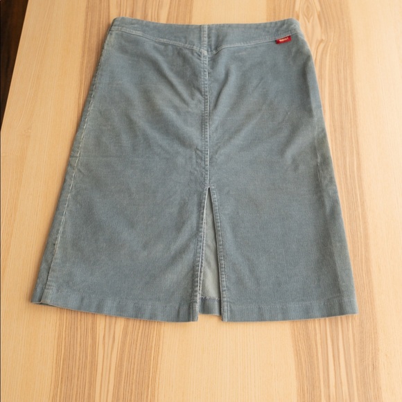 GUESS A-Line Slit Corduroy Skirt - Picture 2 of 7